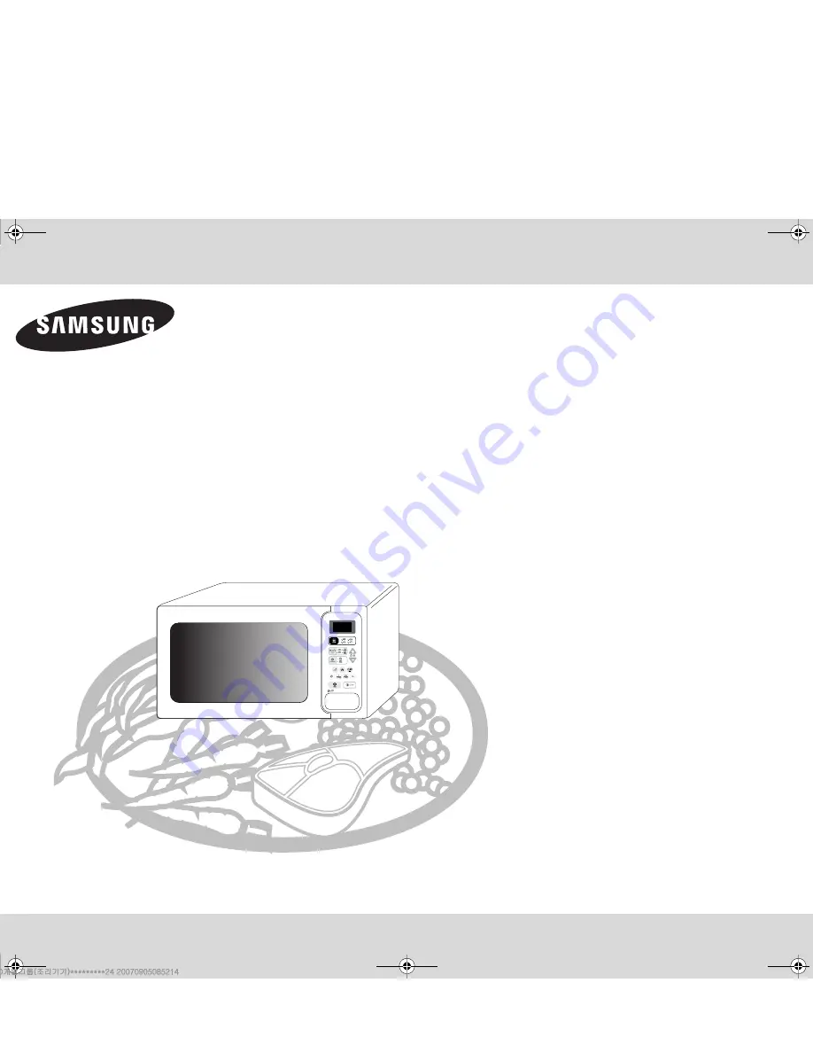 Samsung GE83Z Owner'S Instructions And Cooking Manual Download Page 1