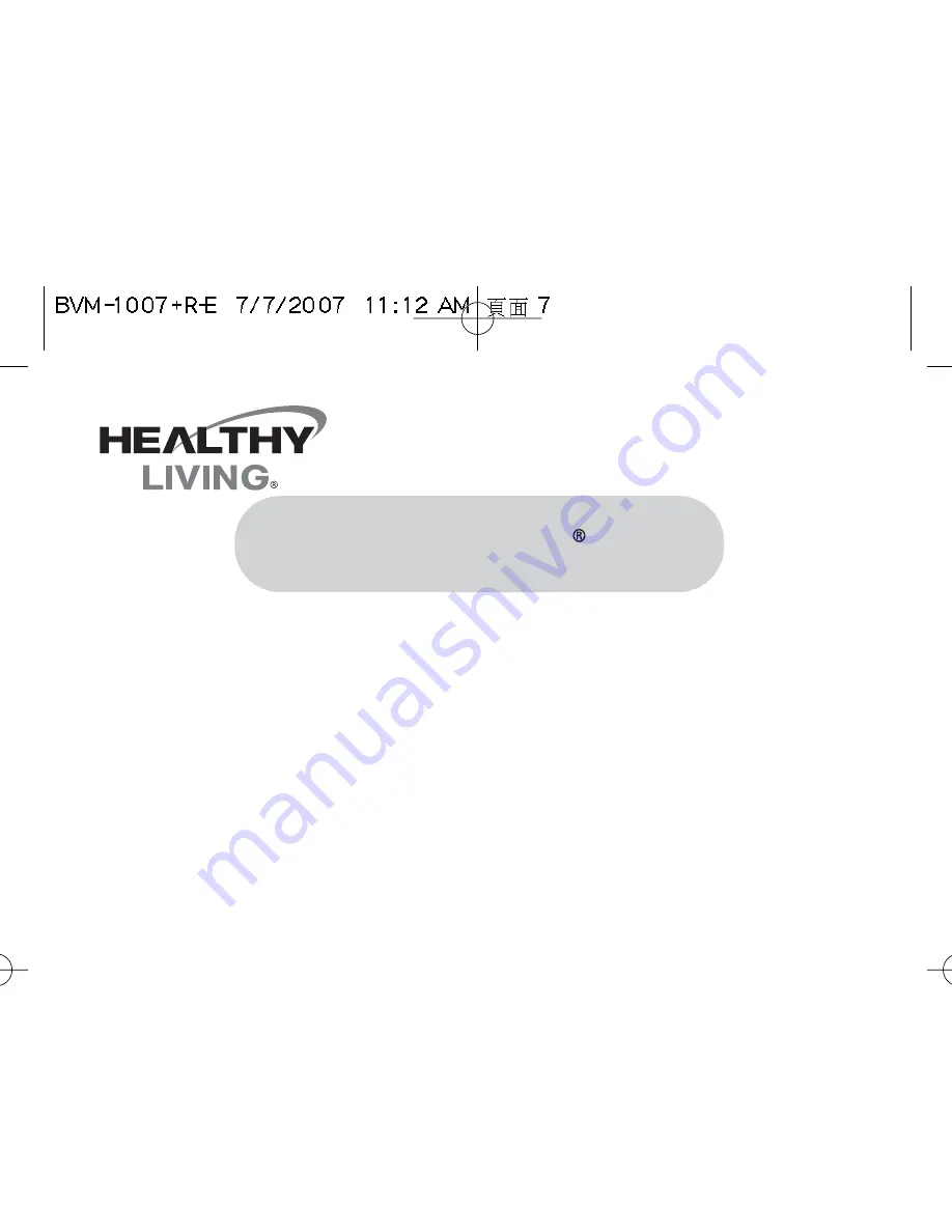 Samsung Healthy Living BVM-1007 Owner'S Manual Download Page 5