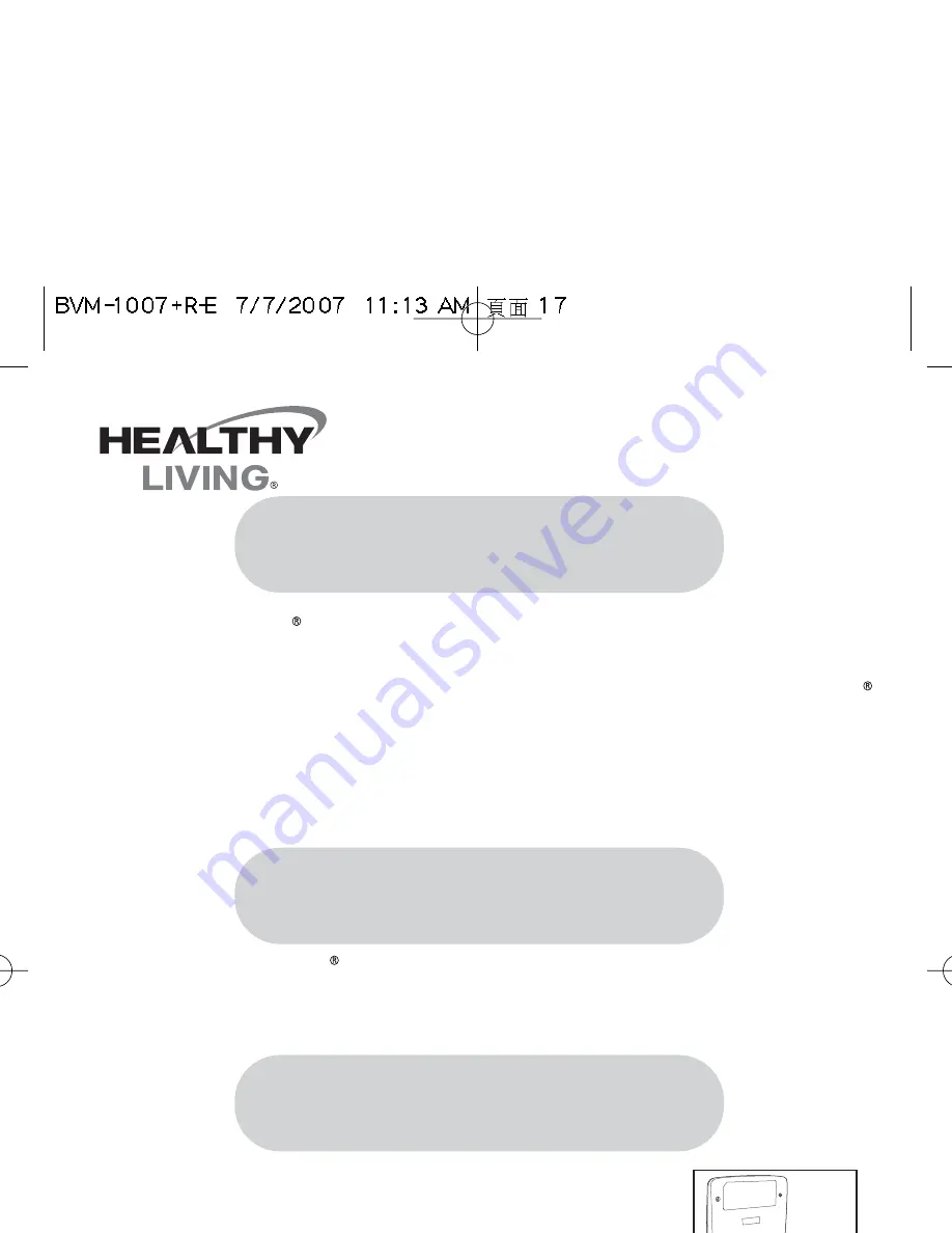 Samsung Healthy Living BVM-1007 Скачать руководство пользователя страница 15