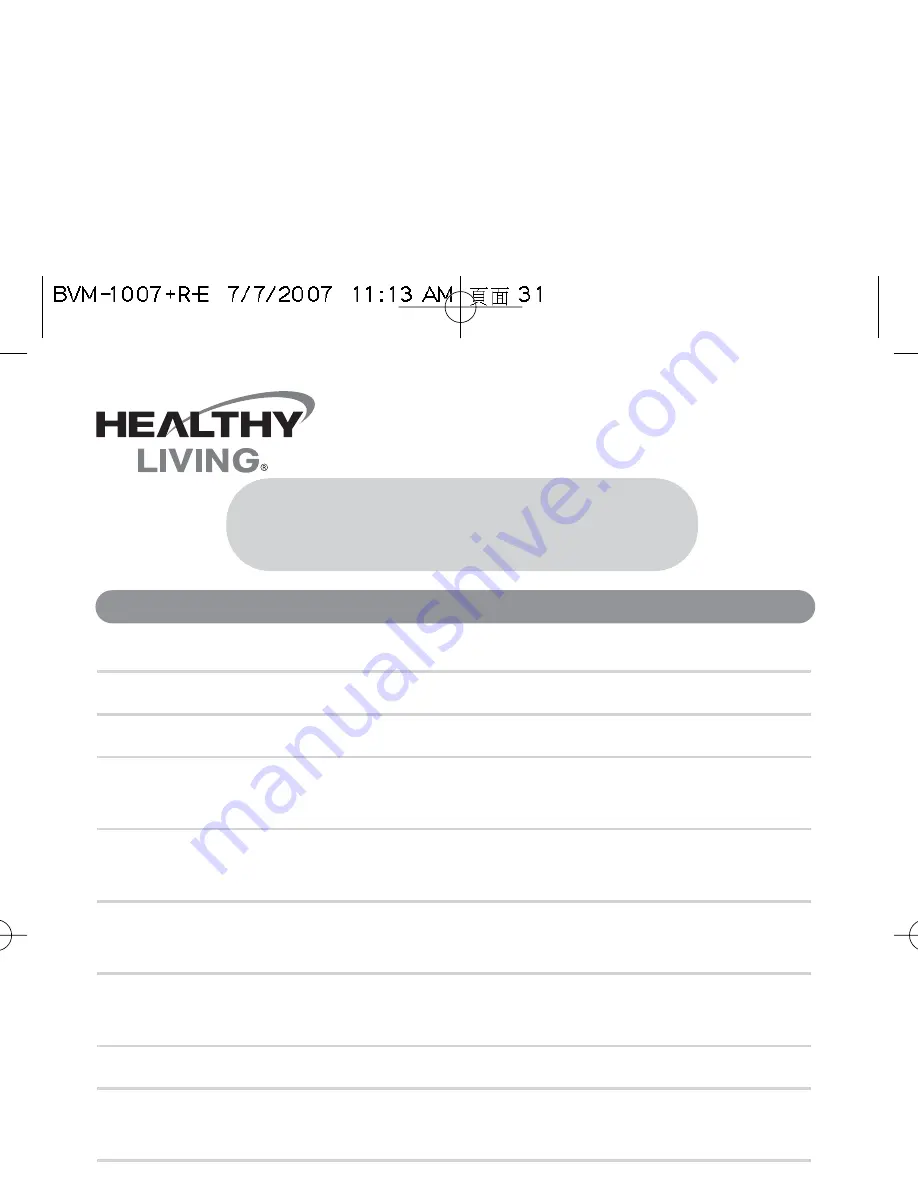 Samsung Healthy Living BVM-1007 Скачать руководство пользователя страница 29