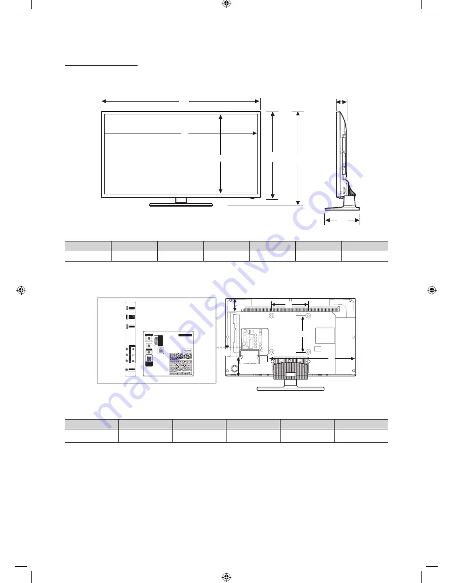 Samsung HG28NB670 (Spanish) Instalación Manual Download Page 42