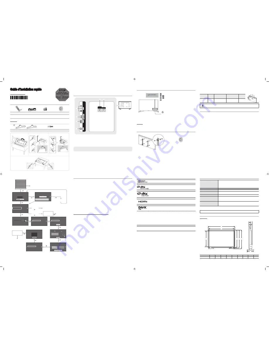 Samsung HG32ND460S Quick Setup Manual Download Page 2