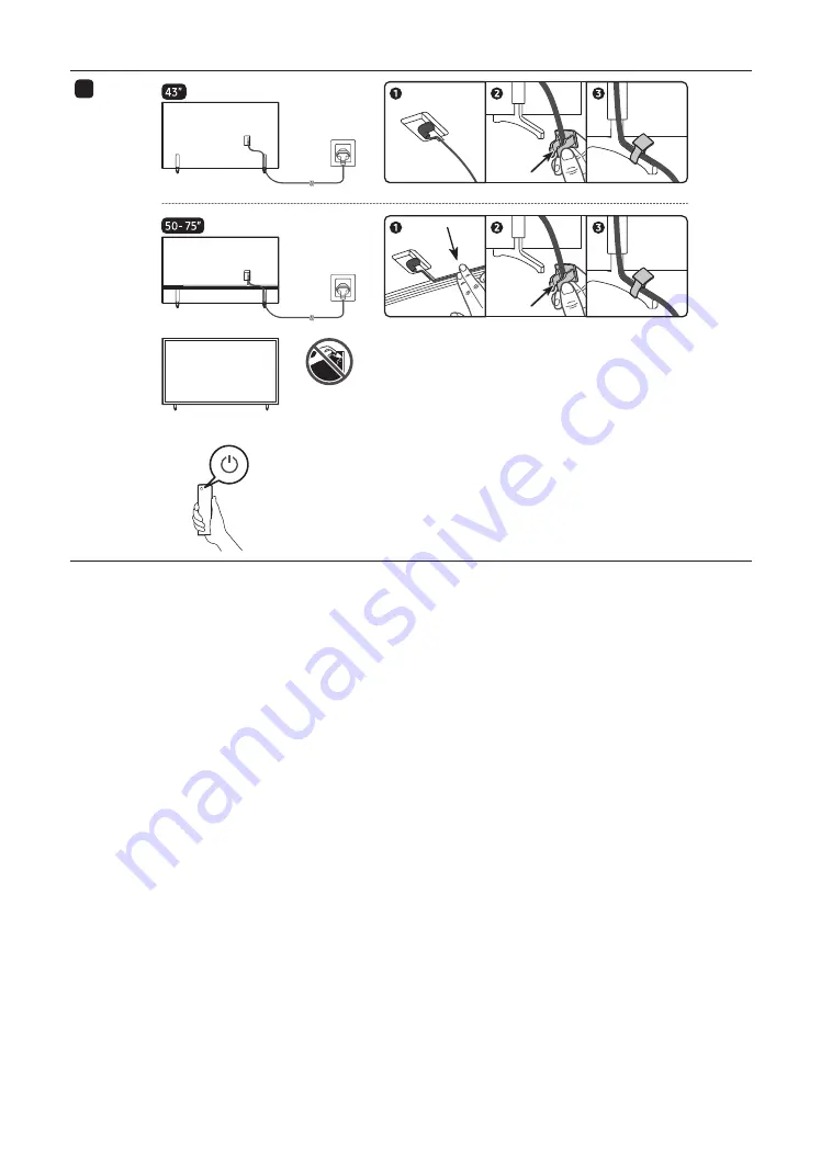 Samsung HG43Q60AA Install Manual Download Page 11