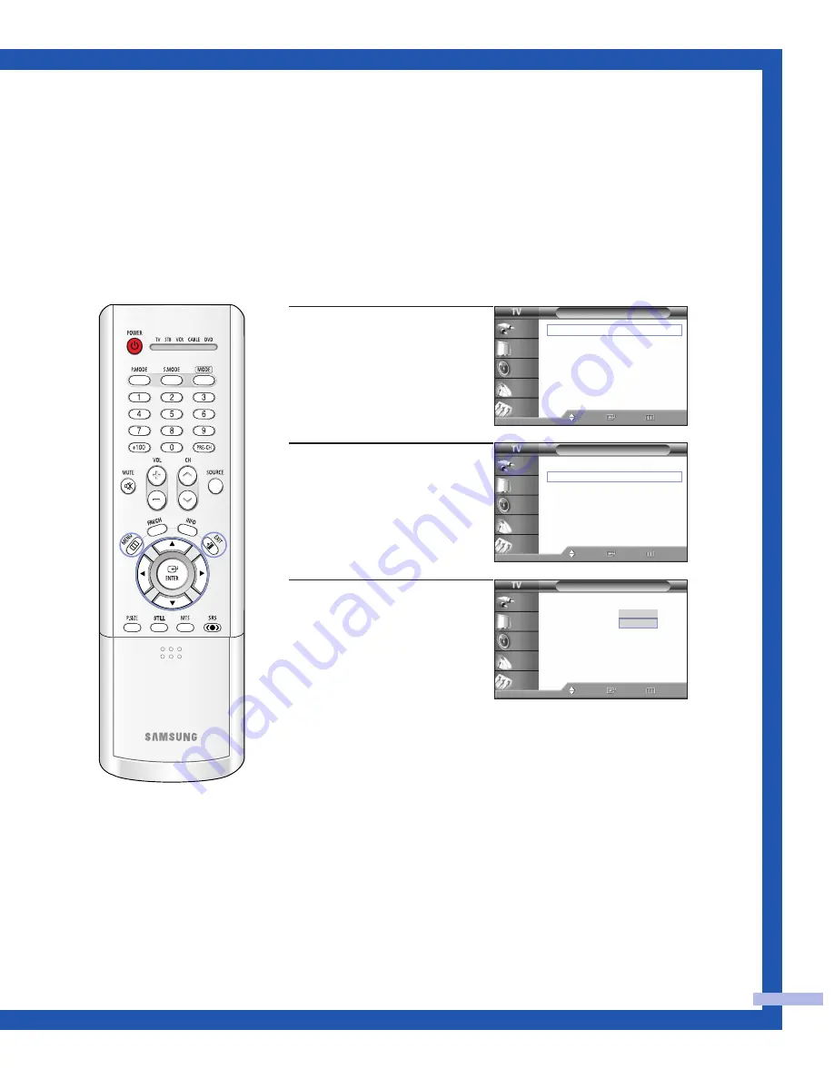 Samsung HL-P5063W Instruction Manual Download Page 49