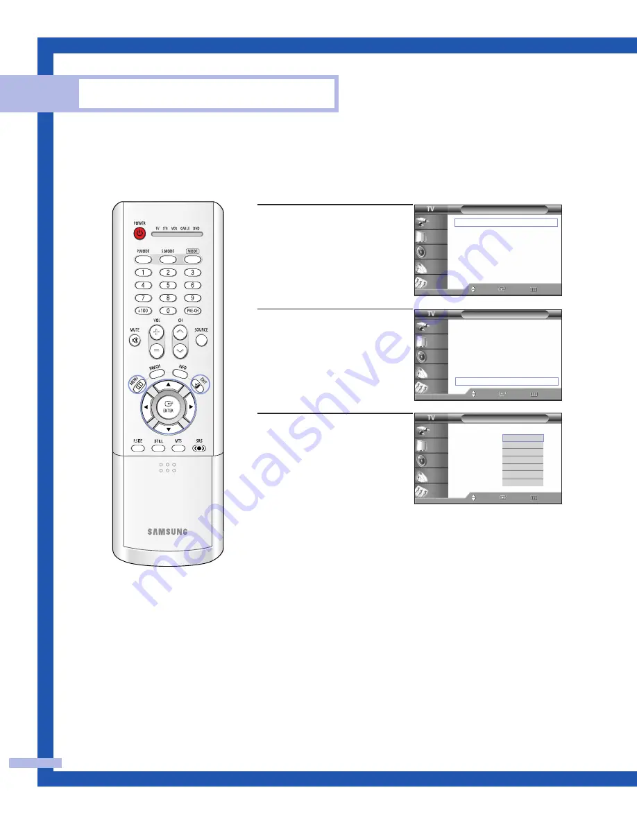 Samsung HL-P5063W Instruction Manual Download Page 58