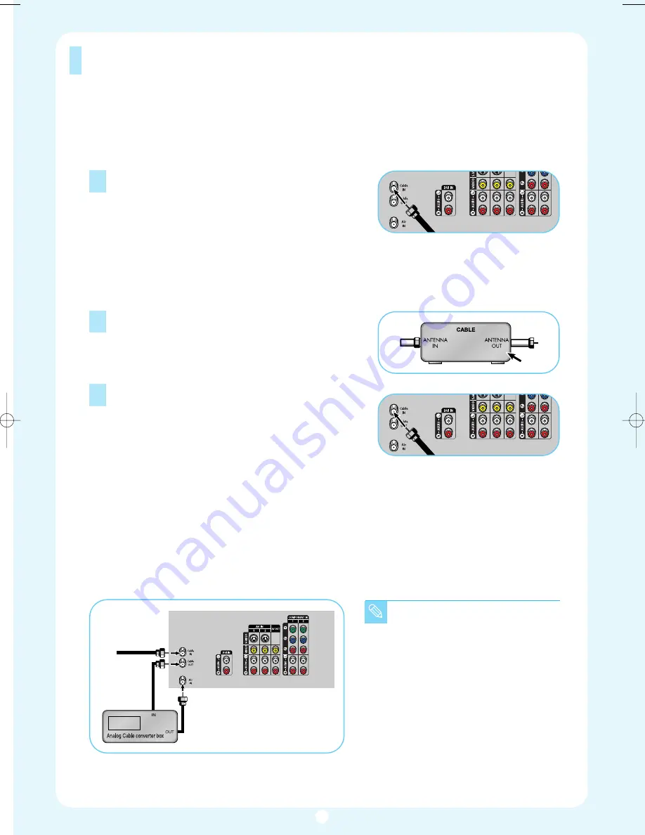 Samsung HL-P5667W Quick Setup Manual Download Page 3