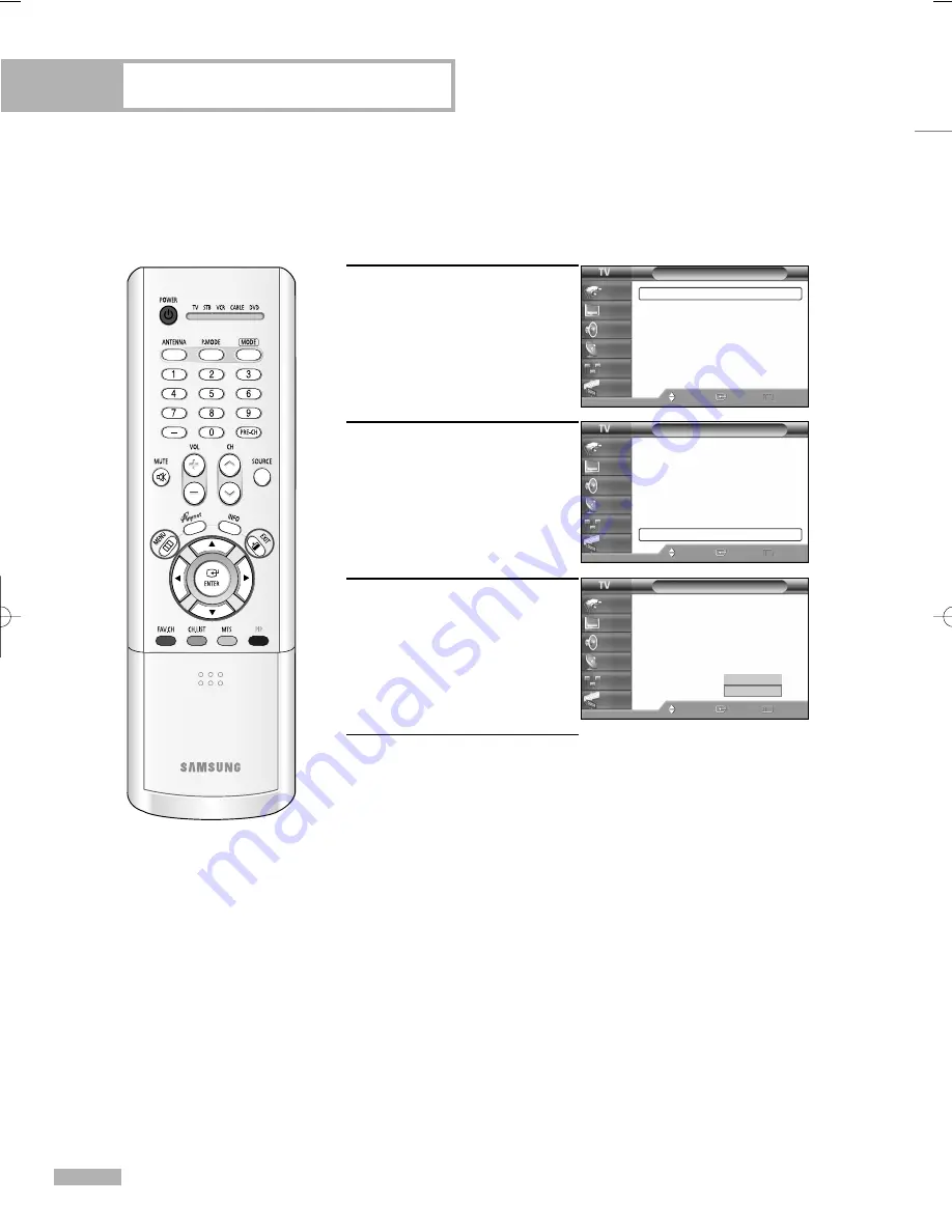 Samsung HL-R5066W Owner'S Instructions Manual Download Page 50