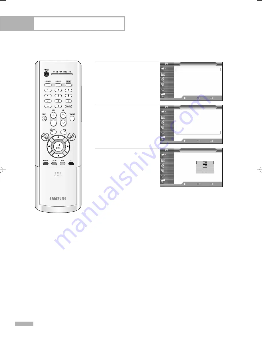 Samsung HL-R5066W Owner'S Instructions Manual Download Page 64