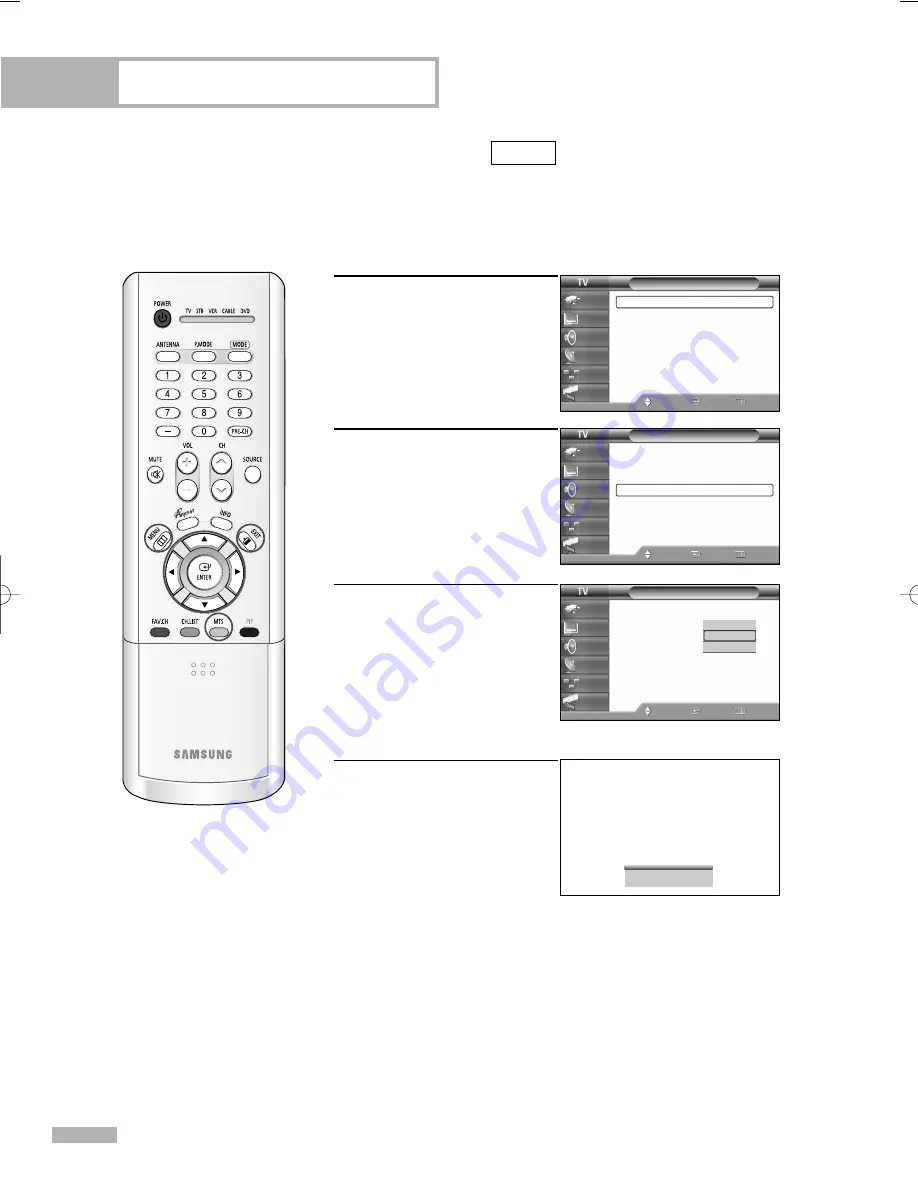 Samsung HL-R5066W Owner'S Instructions Manual Download Page 76