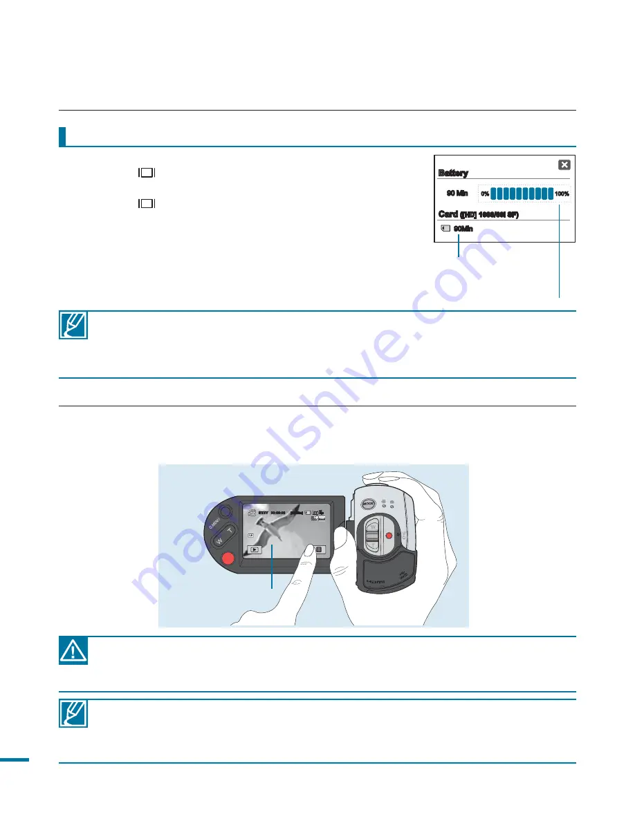 Samsung HMX H100 - Camcorder - 1080i Скачать руководство пользователя страница 34