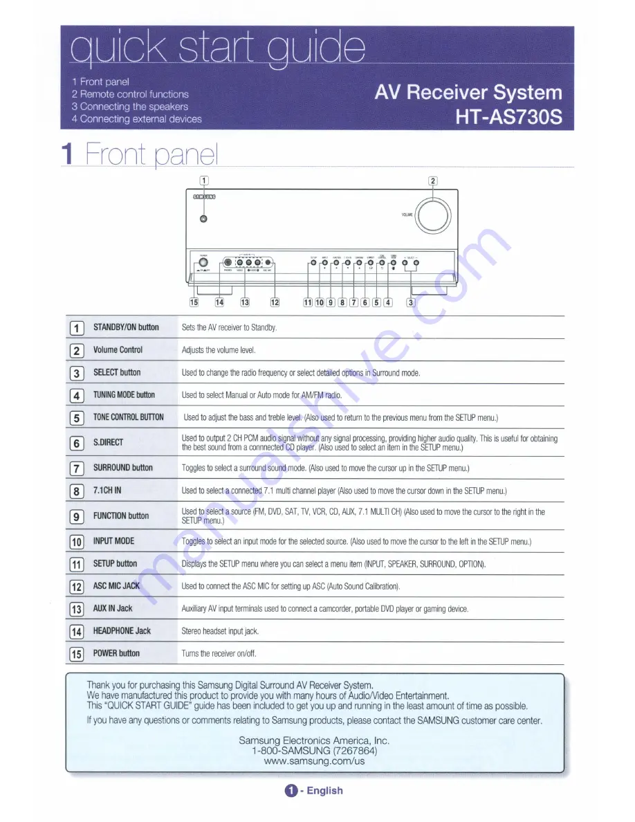 Samsung HT-AS730ST User Manual Download Page 67