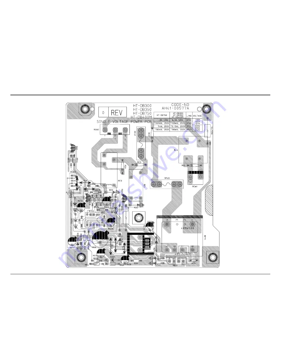 Samsung HT-DB1750 Service Manual Download Page 42