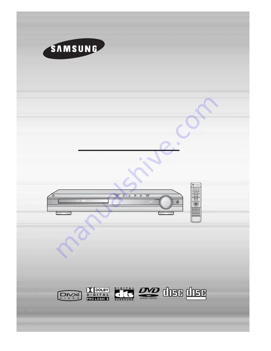 Samsung HT-DS490 Instruction Manual Download Page 1