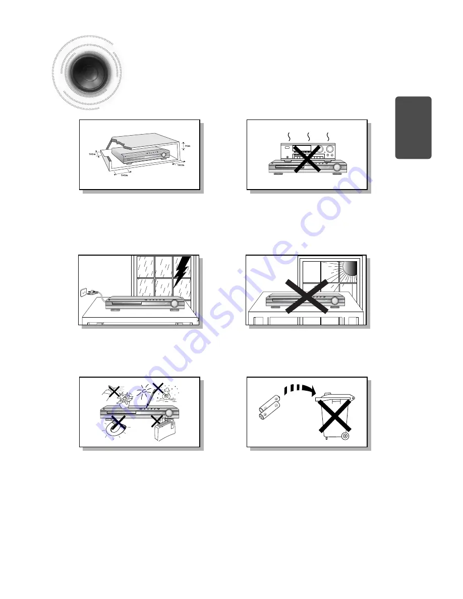 Samsung HT-DS490 Instruction Manual Download Page 3