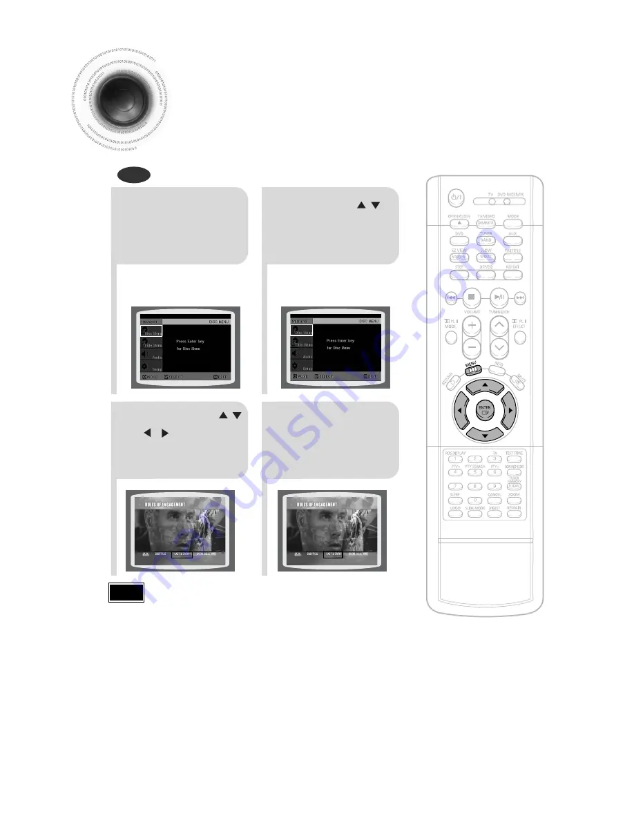 Samsung HT-DS490 Instruction Manual Download Page 42