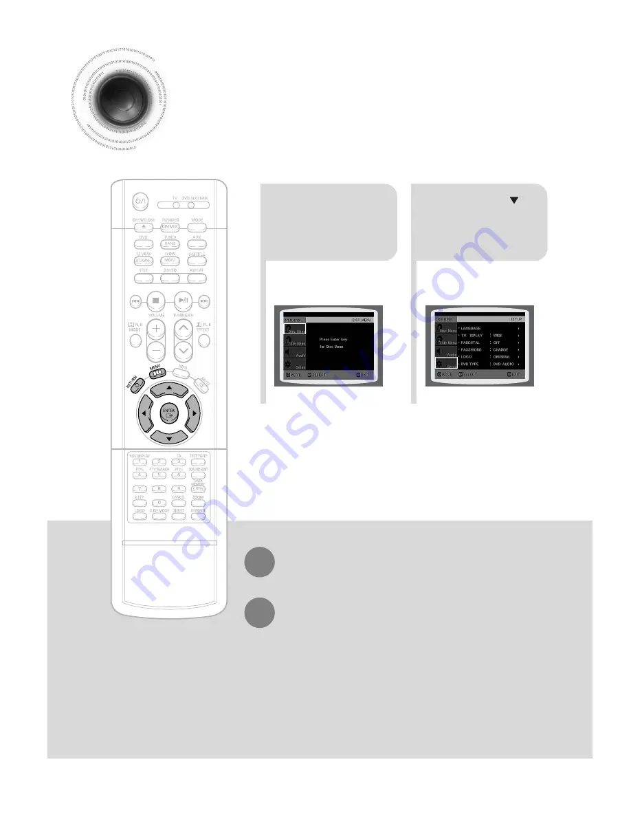 Samsung HT-DS490 Instruction Manual Download Page 44