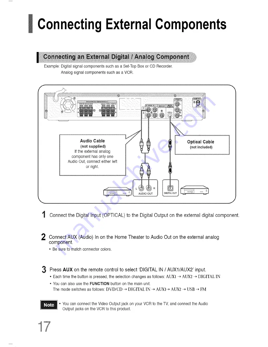 Samsung HT-Q40 Instruction Manual Download Page 18