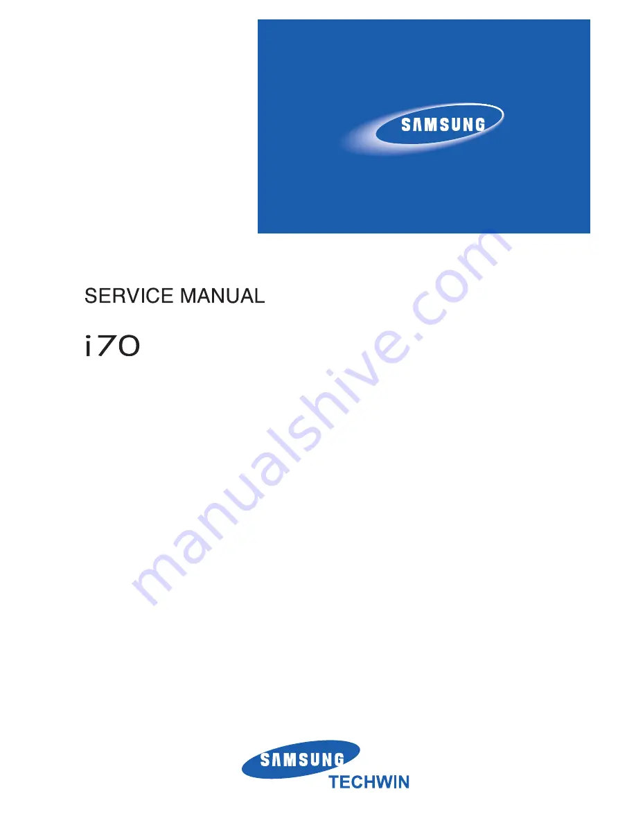 Samsung i70 Service Manual Download Page 1