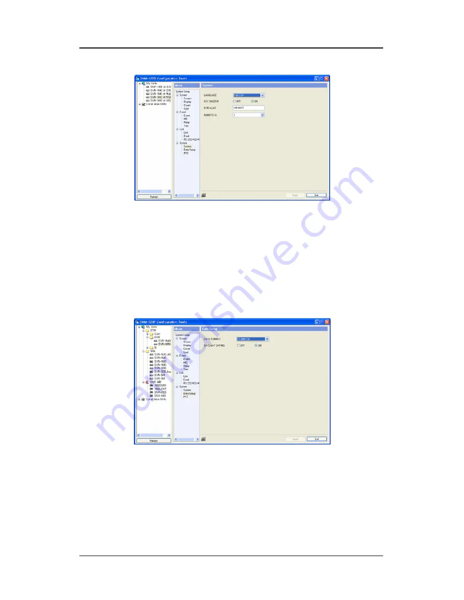 Samsung iPolis SNM-128S User Manual Download Page 82