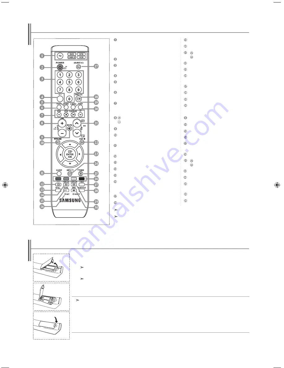 Samsung LE26R73BD Owner'S Instructions Manual Download Page 42