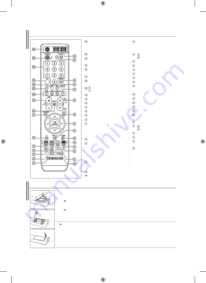 Samsung LE32N7 Owner'S Instructions Manual Download Page 316