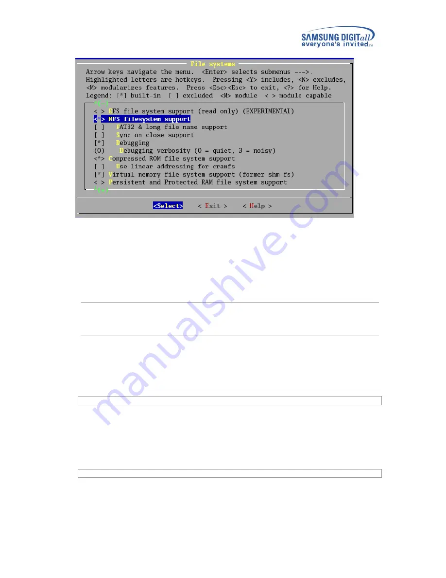 Samsung Linux RFS v1.3.0 Porting Manual Download Page 22