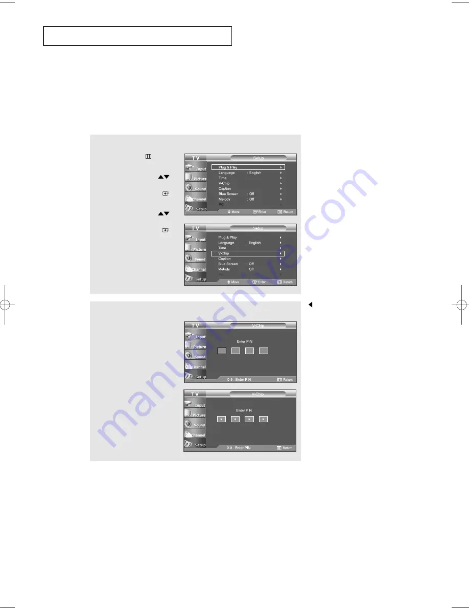 Samsung LN-R237W Owner'S Instructions Manual Download Page 72