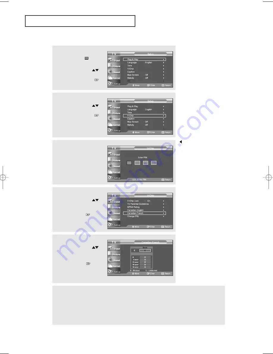 Samsung LN-R237W Owner'S Instructions Manual Download Page 75