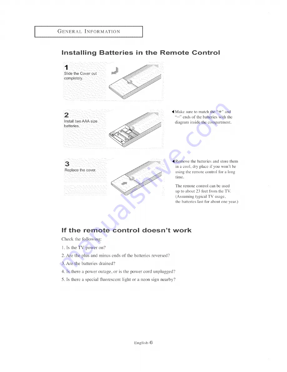 Samsung LN-R408D Owner'S Instructions Manual Download Page 12