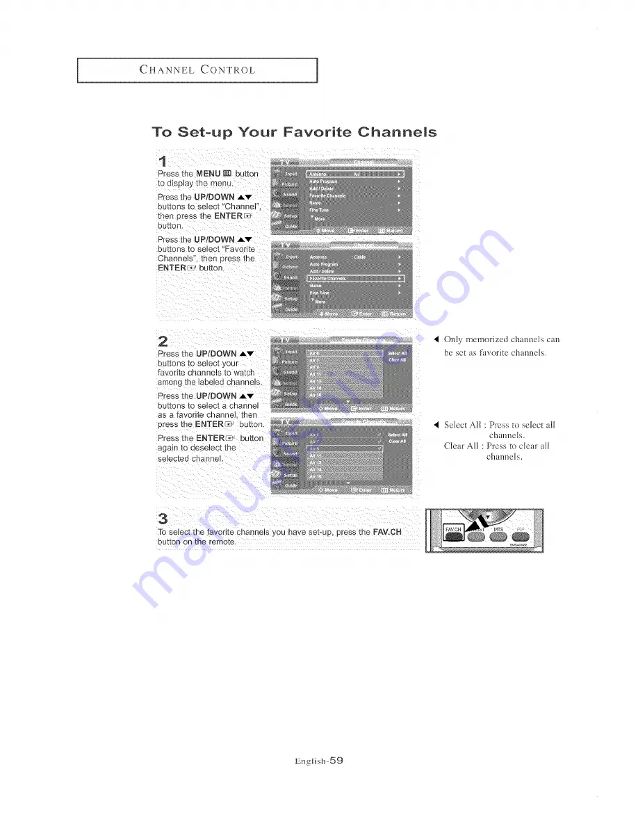 Samsung LN-R408D Owner'S Instructions Manual Download Page 65