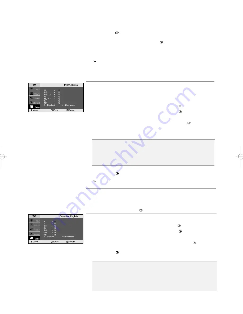 Samsung LN-S2341W Owner'S Instructions Manual Download Page 22