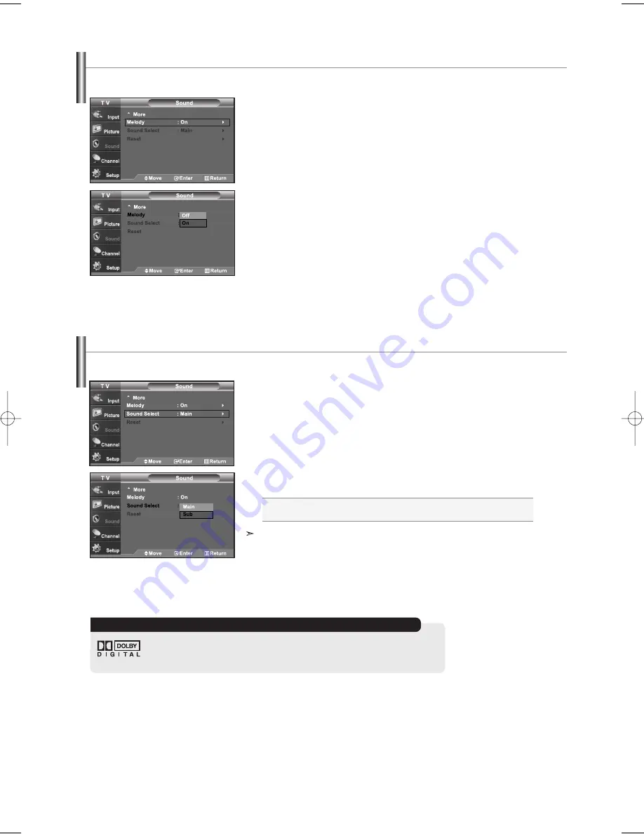 Samsung LN-S2738D Owner'S Instructions Manual Download Page 33