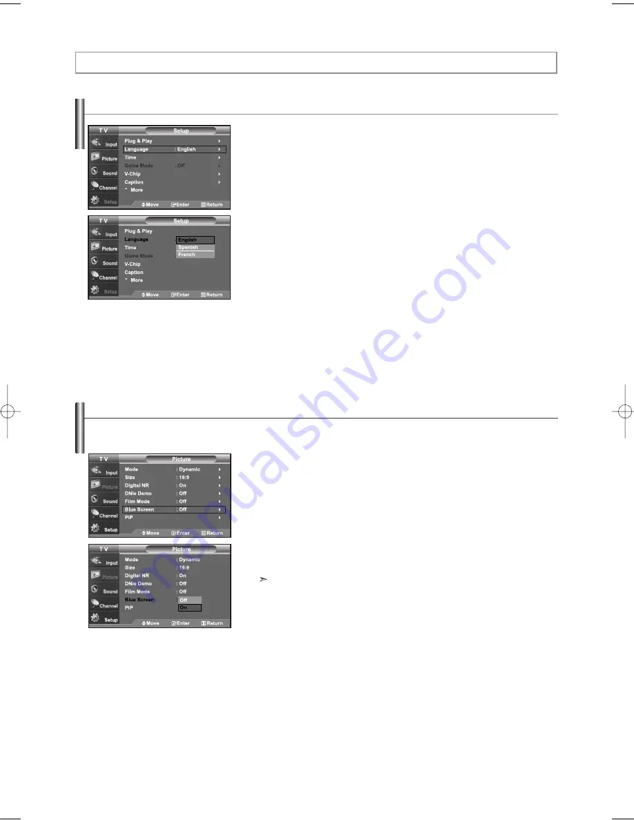 Samsung LN-S2738D Owner'S Instructions Manual Download Page 45