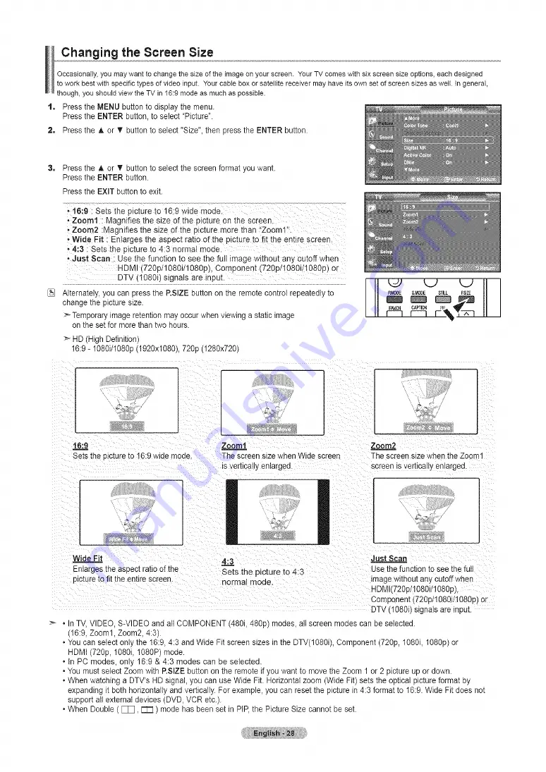 Samsung LN-T4069FX Owner'S Instructions Manual Download Page 30