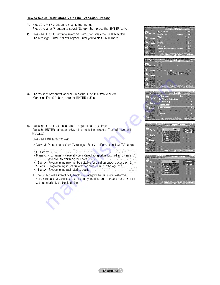 Samsung LN-T5271F Скачать руководство пользователя страница 63