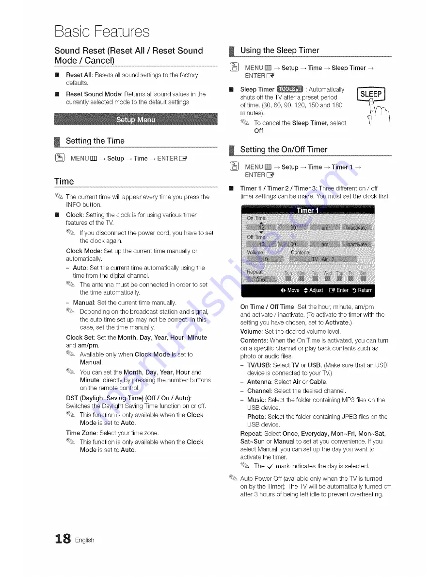 Samsung LN16D450 User Manual Download Page 18