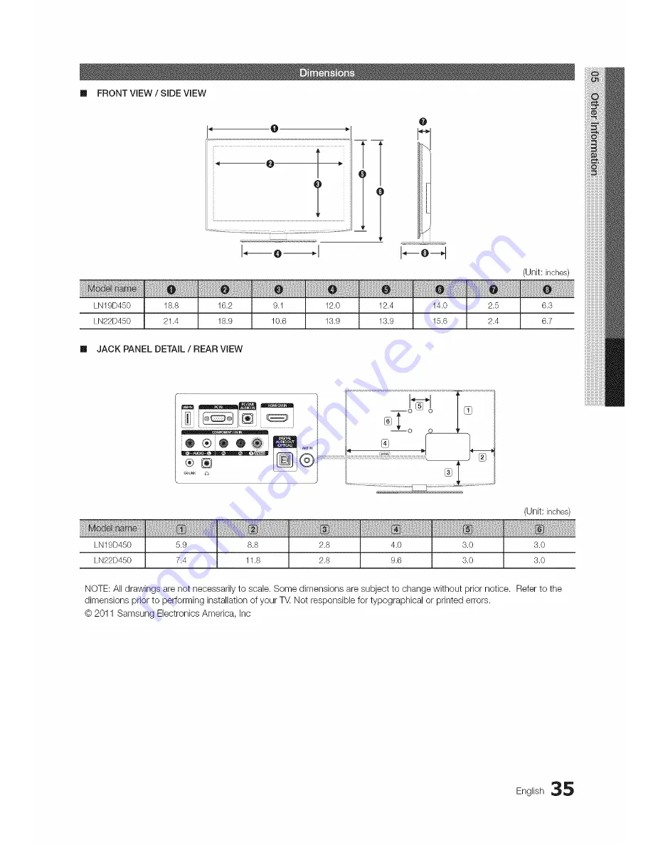 Samsung LN16D450 Скачать руководство пользователя страница 35