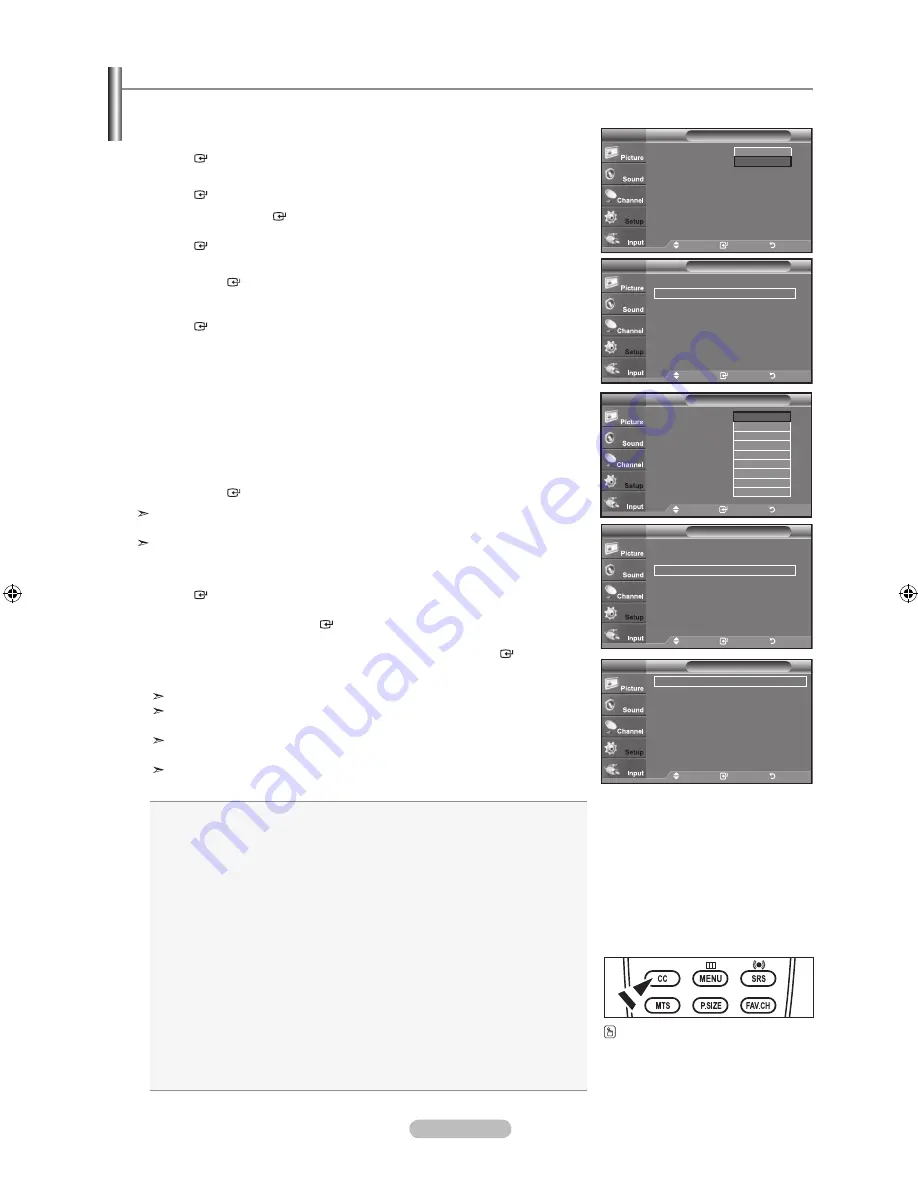 Samsung LN19A650 User Manual Download Page 111