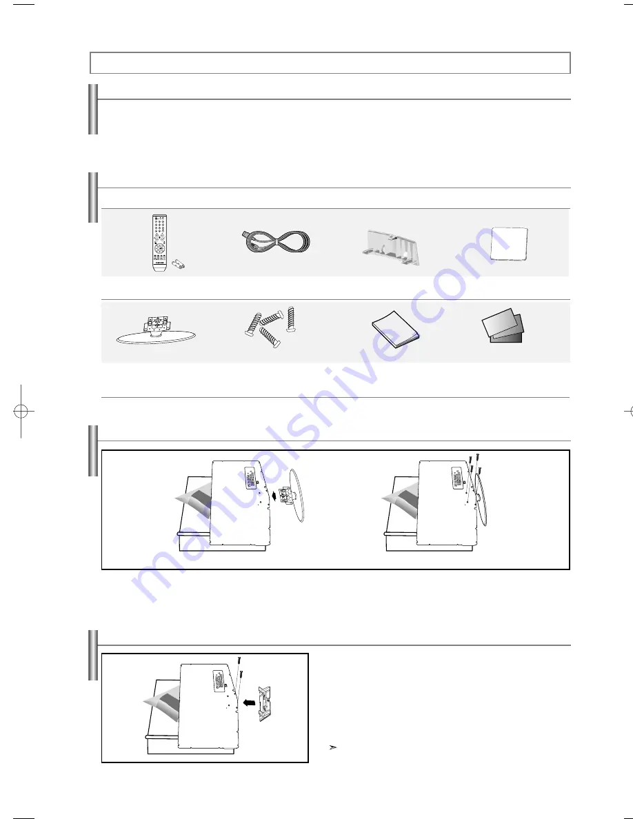 Samsung LN23R71W Owner'S Instructions Manual Download Page 4