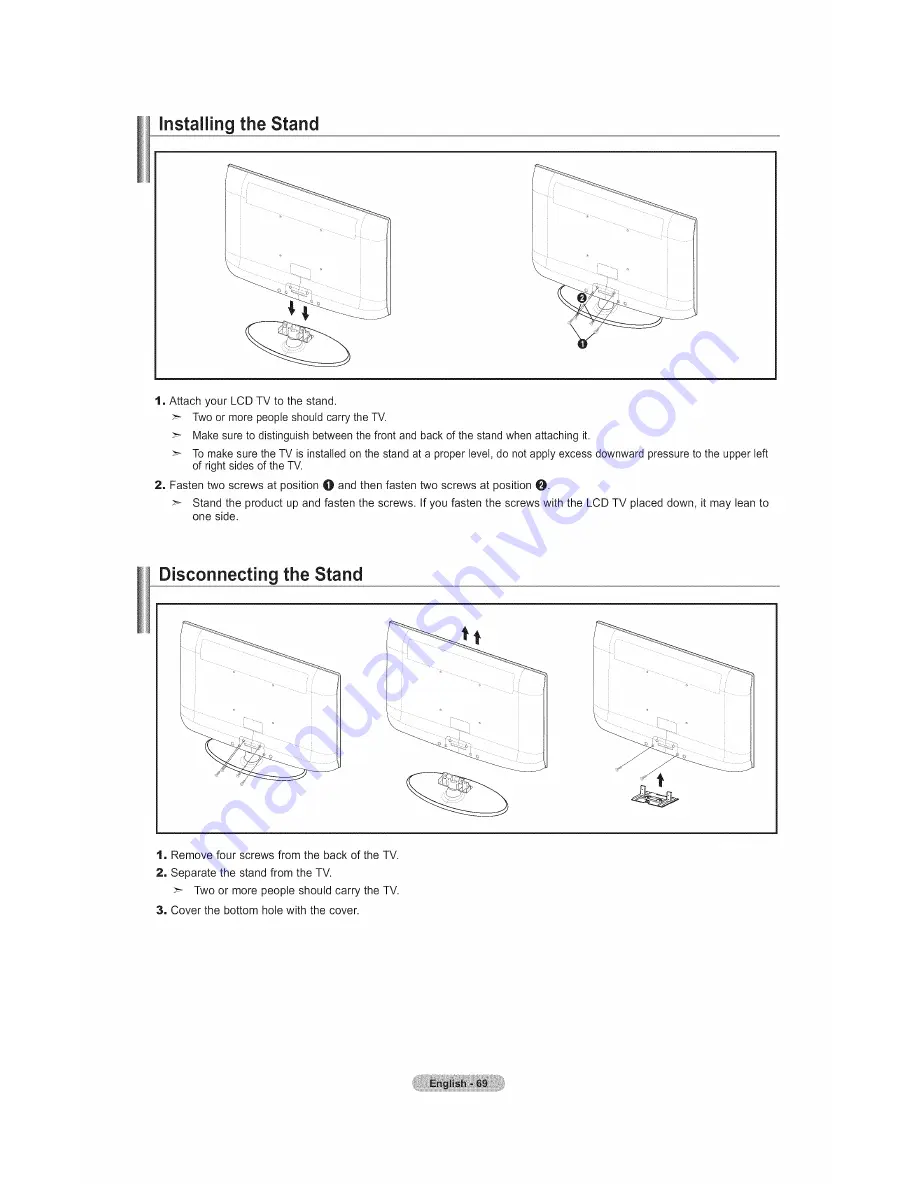 Samsung LN26A450C1D Скачать руководство пользователя страница 71