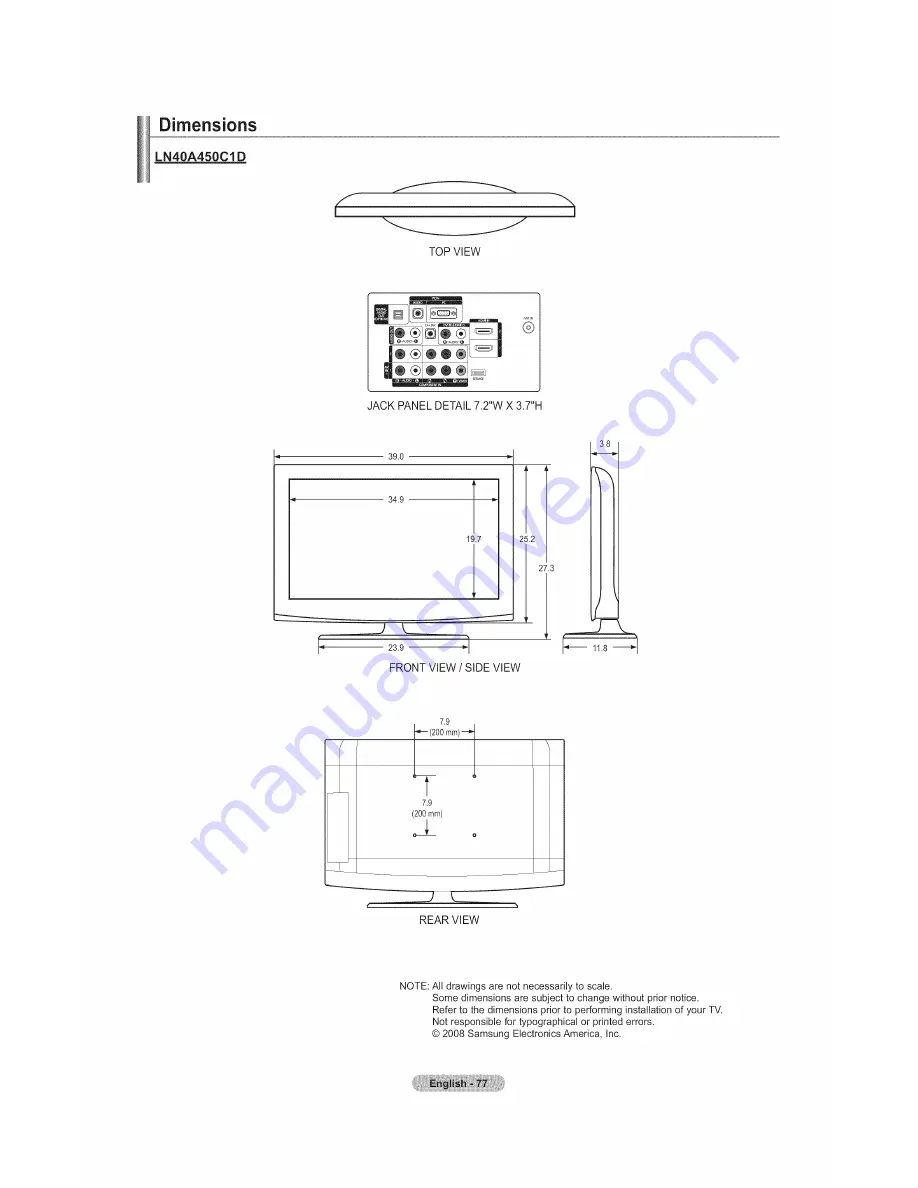 Samsung LN26A450C1D Скачать руководство пользователя страница 79