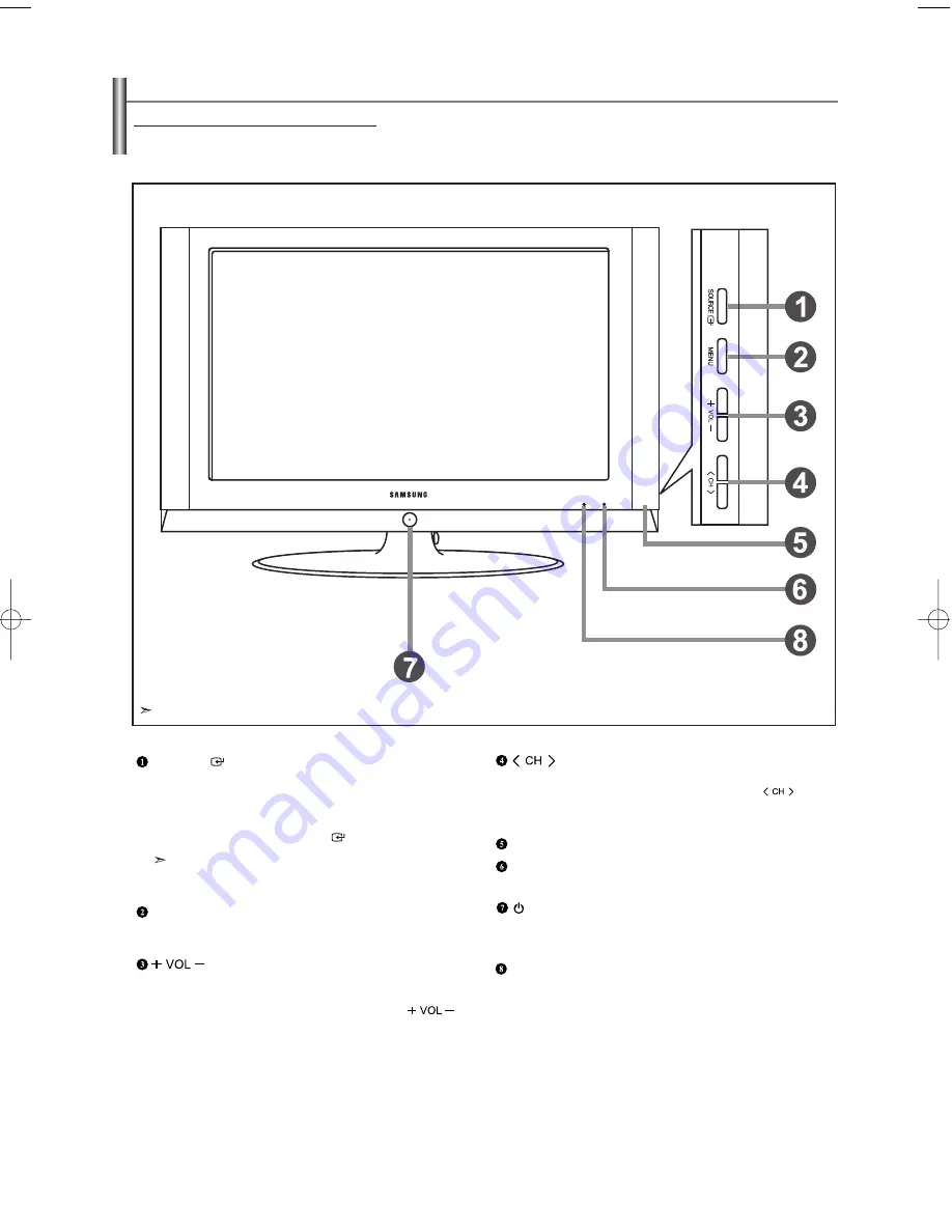 Samsung LN26T71BD Owner'S Instructions Manual Download Page 65