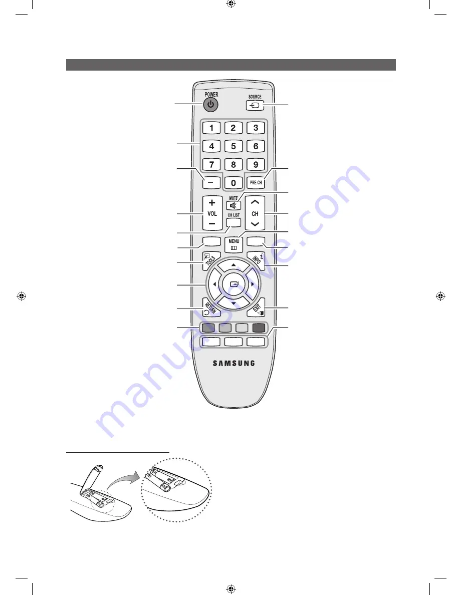 Samsung LN40E550 User Manual Download Page 6