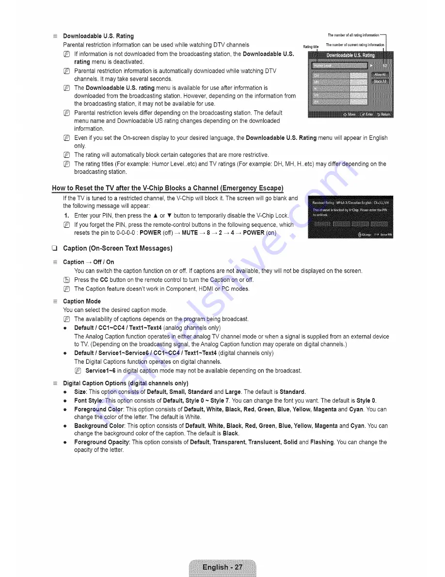 Samsung LN46B650 User Manual Download Page 29