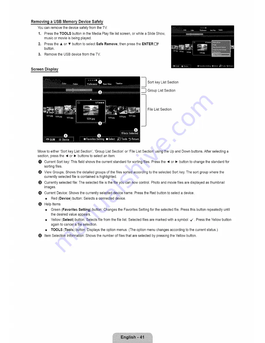 Samsung LN46B650 Скачать руководство пользователя страница 43