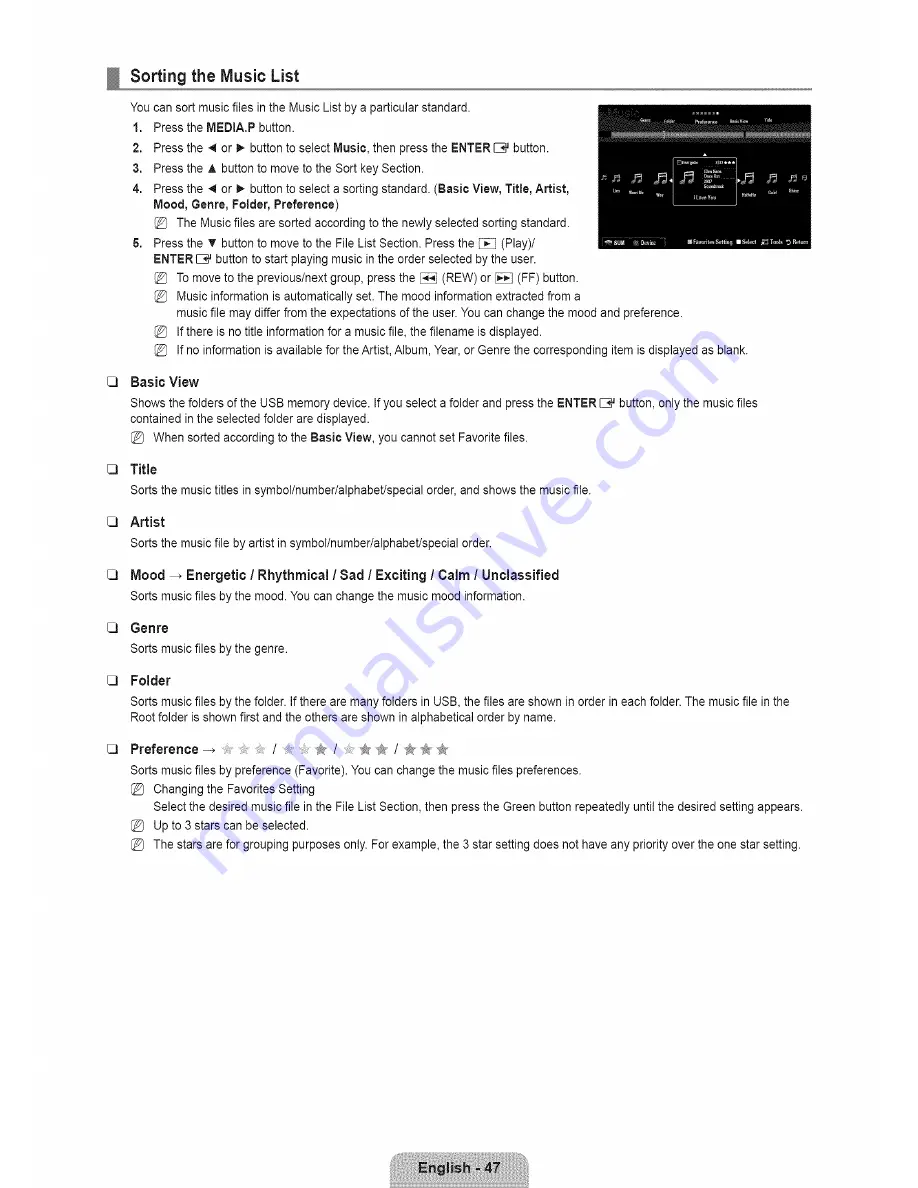 Samsung LN46B650 User Manual Download Page 49