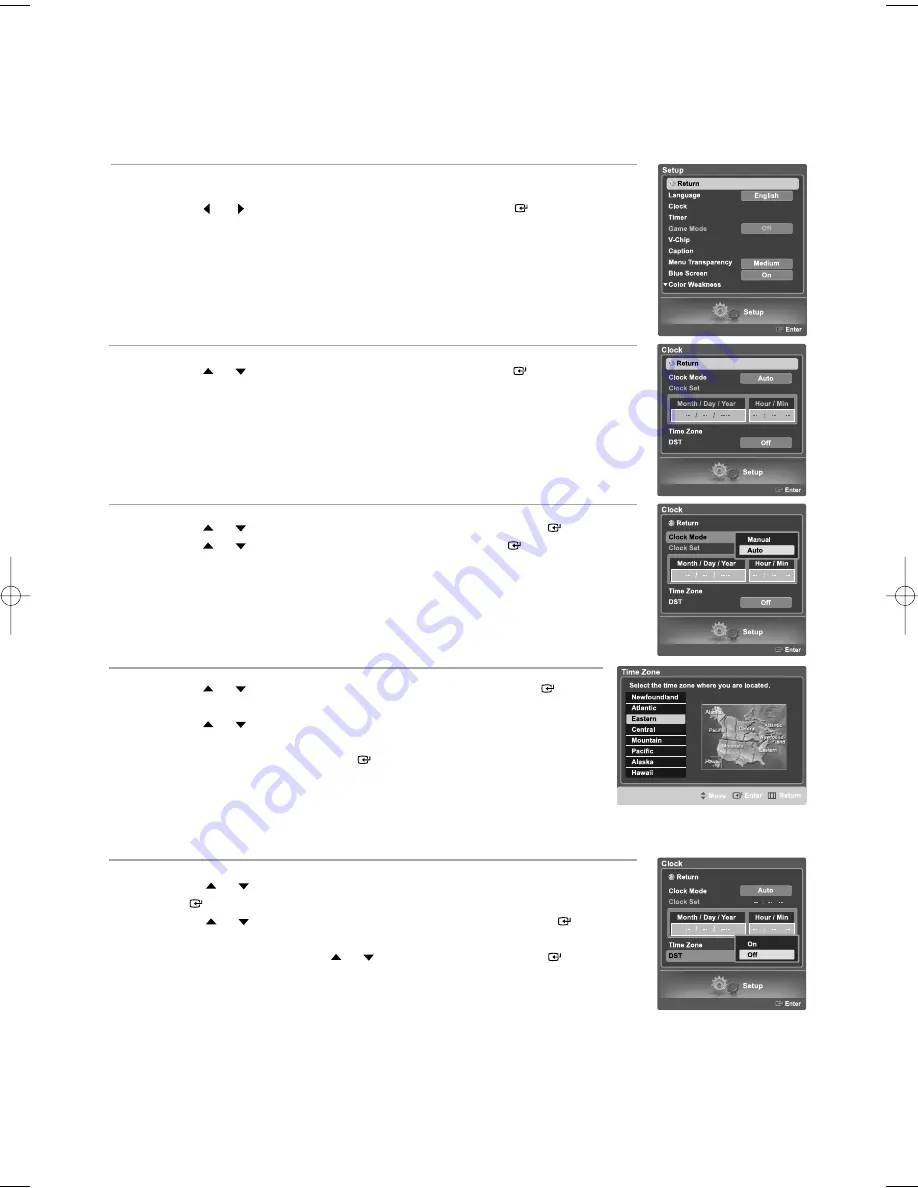 Samsung LNS5797D Owner'S Instructions Manual Download Page 31