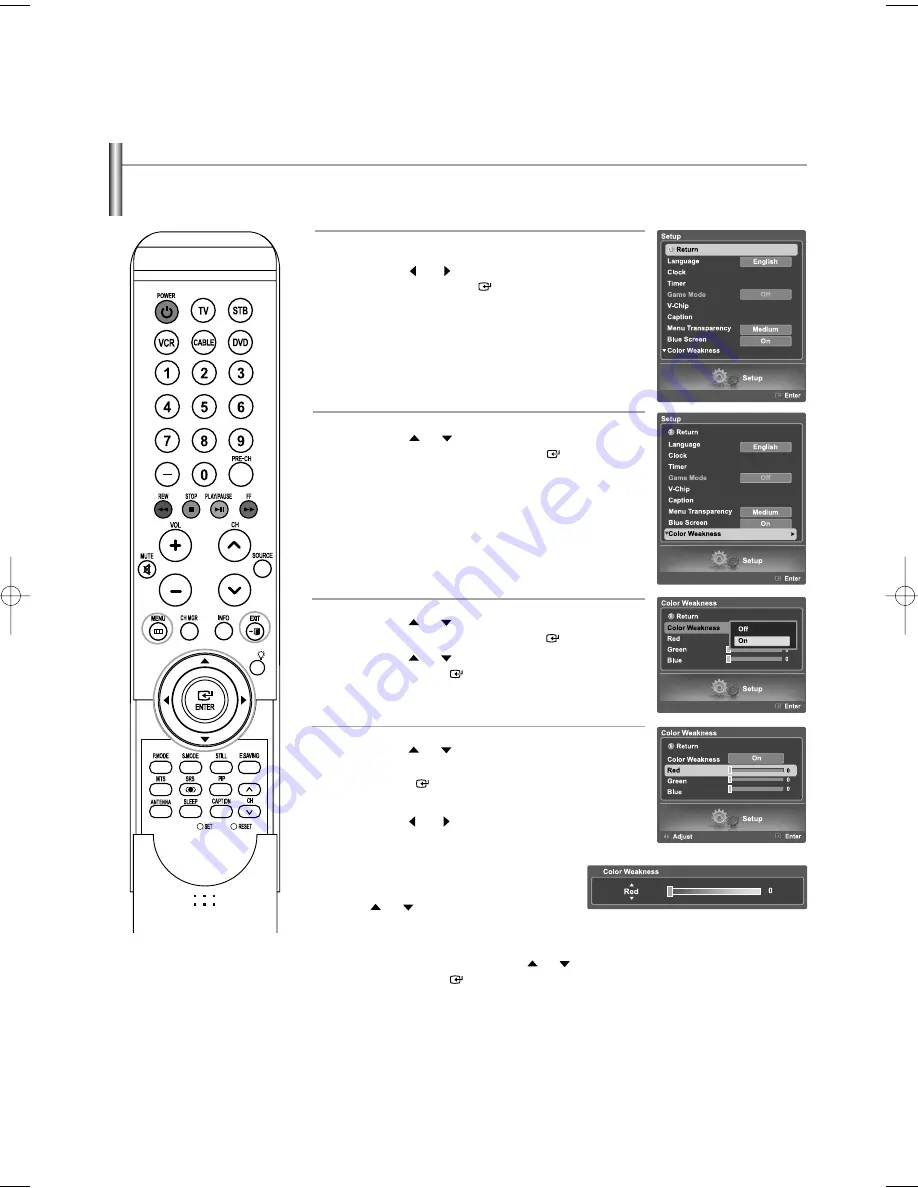 Samsung LNS5797D Owner'S Instructions Manual Download Page 47