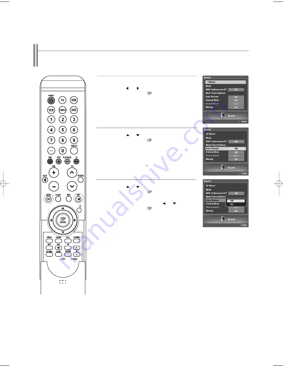 Samsung LNS5797D Owner'S Instructions Manual Download Page 61