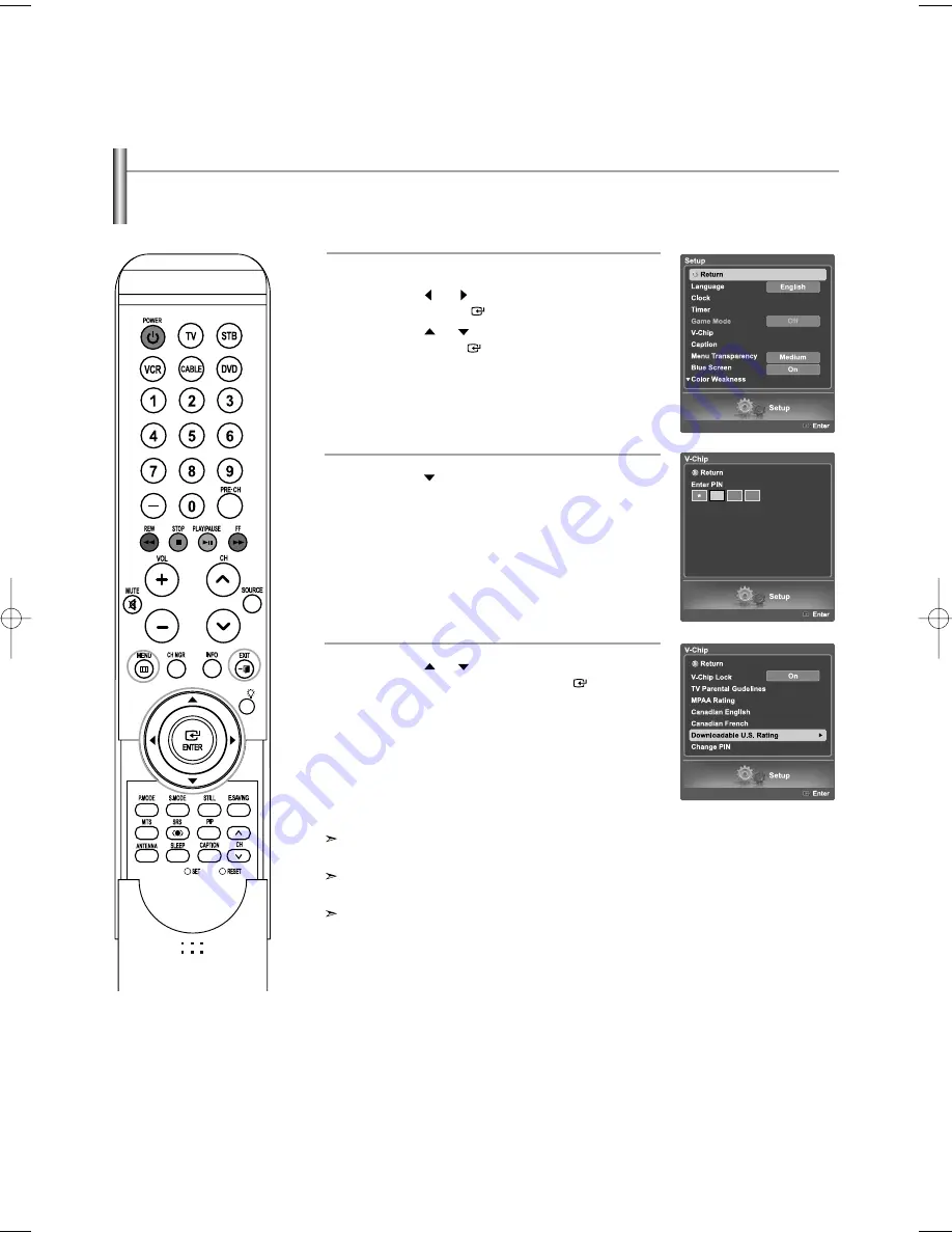 Samsung LNS5797D Owner'S Instructions Manual Download Page 81